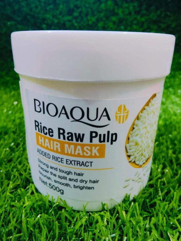 BIOAQUA Rice Raw Pulp Hair Mask - 500g