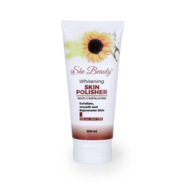 She Beauty Whitening Skin Polisher - Exfoliate, Smooth & Rejuvenate - Image 3