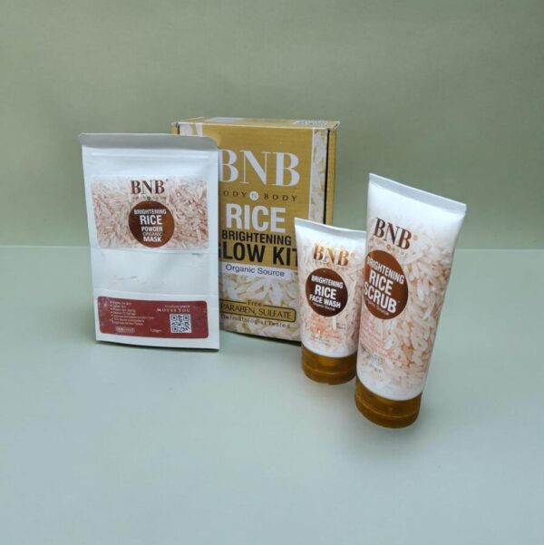 BNB Rice Brightening Glow Kit – Natural Skincare Essentials
