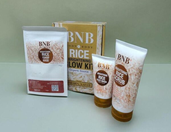 BNB Rice Brightening Glow Kit – Natural Skincare Essentials - Image 2