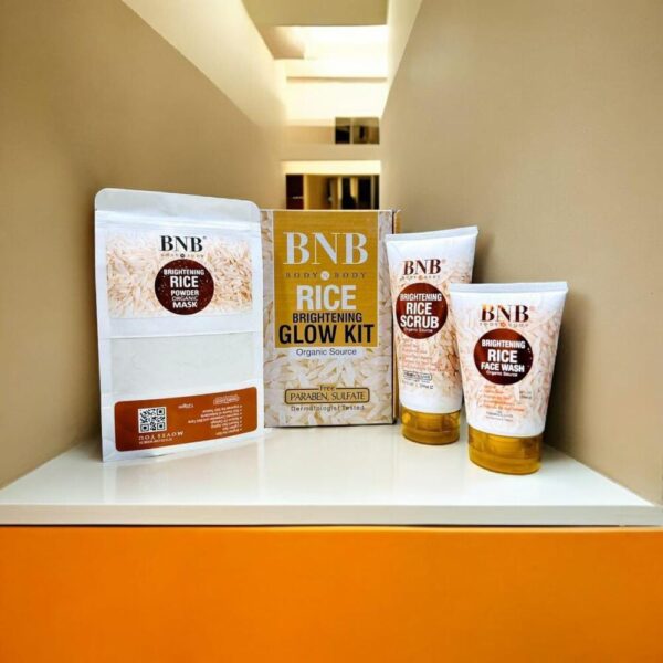 BNB Rice Brightening Glow Kit – Natural Skincare Essentials - Image 3