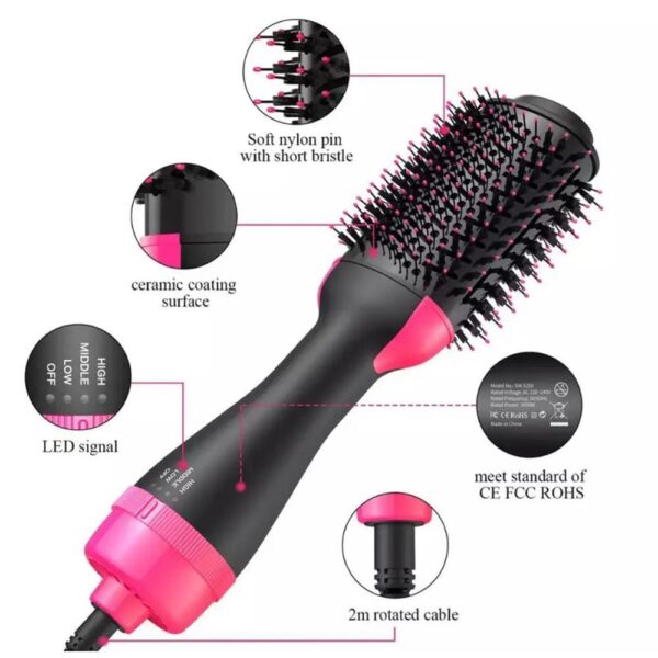 Lightweight One-Step Hair Dryer Brush – Fast Drying & Smooth Styling - Image 3