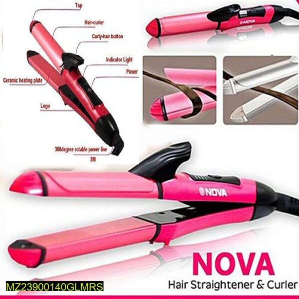 Nova 2-in-1 Hair Straightener and Curler - Image 3
